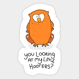 Grumpy Owl Sticker